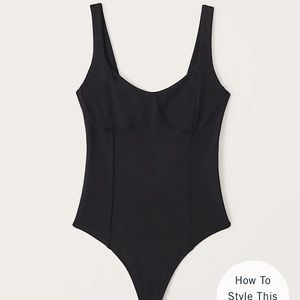 Abercrombie Seamless Fabric Corset Bodysuit - NWT